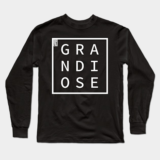 GRANDIOSE Define Me Word Simple Classic Square Box Long Sleeve T-Shirt by porcodiseno